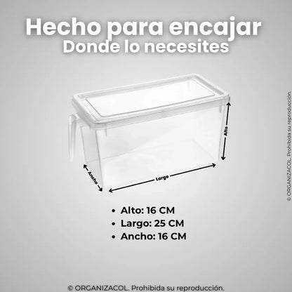 Organizador con Tapa y Manija